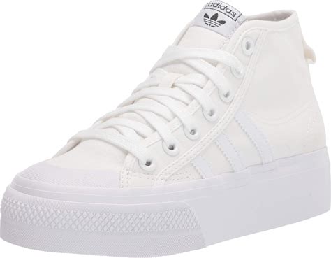 adidas originals nizza platform white